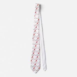 Northern Cardinal Addict Tie