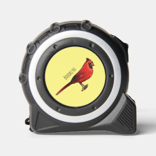 Northern cardinal bird cartoon illustration 1