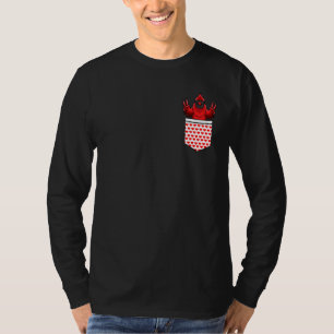 Northern Cardinal Bird Red Cardinal In Pocket T-Shirt