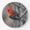 Northern Cardinal Bird Wall Clock