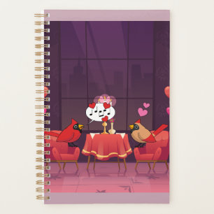 Northern Cardinal Birds Dinner Date Planner