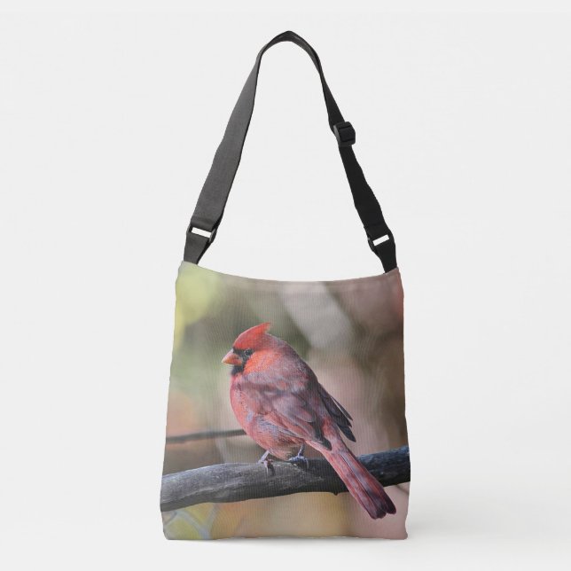 Northern cardinal crossbody bag (Front)