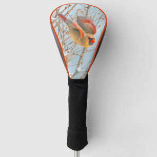 Northern Cardinal Flying - Original Photograph Golf Head Cover