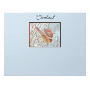 Northern Cardinal Flying - Original Photograph Notepad