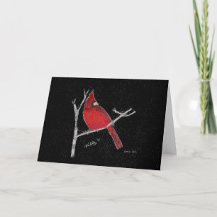 Northern Cardinal Holiday Card