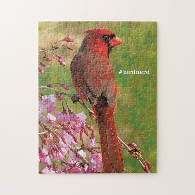 Northern Cardinal Jigsaw Puzzle (Vertical)