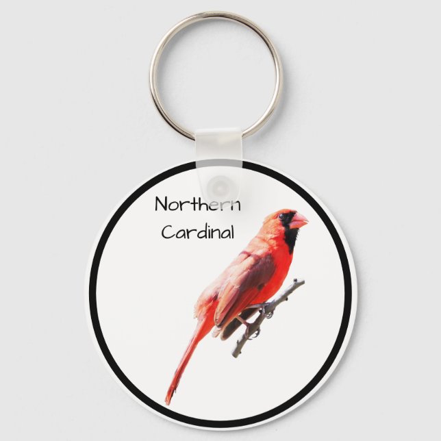 Northern Cardinal Key Ring (Front)