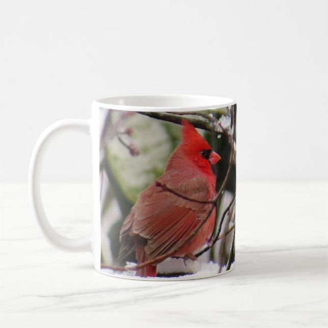 Northern Cardinal Mug by BirdingCollectibles (Left)