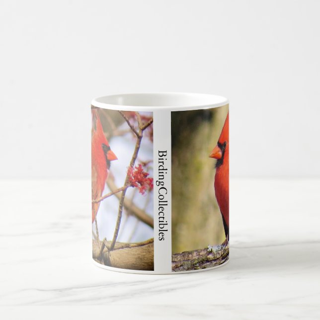 Northern Cardinal Mug II by BirdingCollectibles (Center)