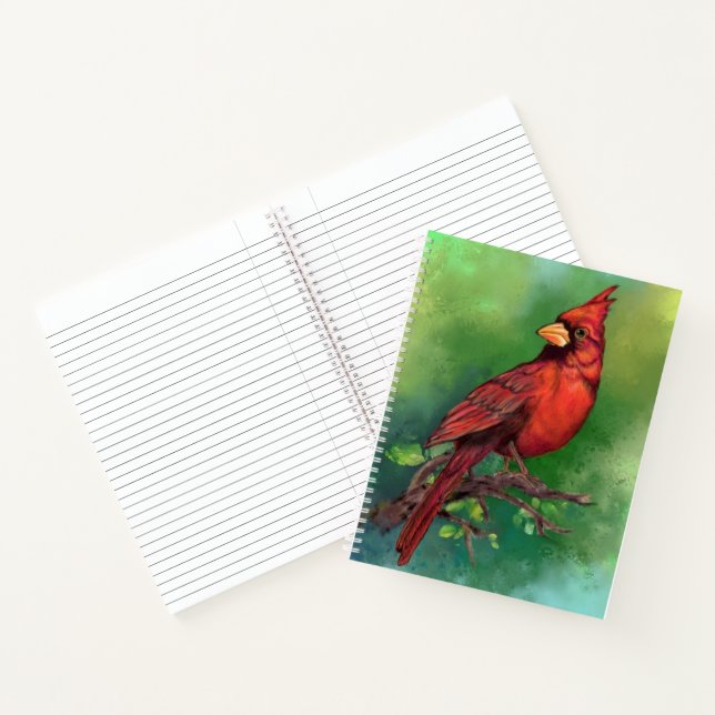 Northern Cardinal Notebook (Inside)