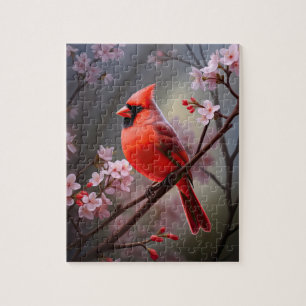 Northern Cardinal Ohio Red Bird Puzzle