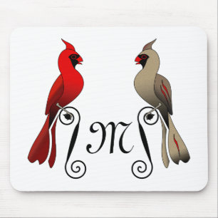 Northern Cardinal SongBird Mouse Pad