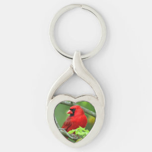 Northern cardinals key ring