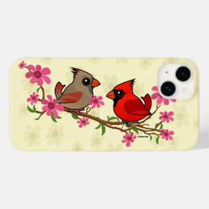 Northern Cardinals on Blossom Branch Case-Mate iPhone 14 Plus Case
