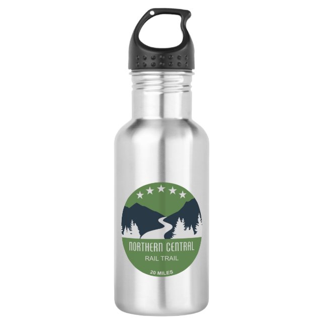 Northern Central Rail Trail 532 Ml Water Bottle (Front)