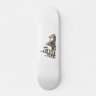 northern Christmas cabin  Skateboard