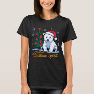 Northern Christmas Spirit & Canadian Christmas T-Shirt
