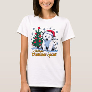 Northern Christmas Spirit & Canadian Christmas T-Shirt
