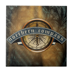Northern Compass Ceramic Tile