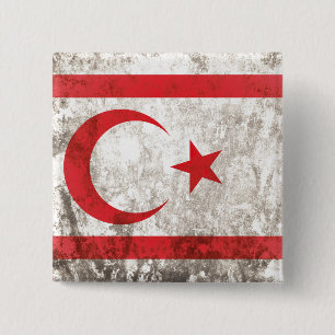 Northern Cyprus 15 Cm Square Badge