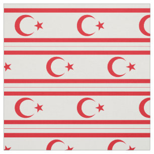 Northern Cyprus Flag Fabric