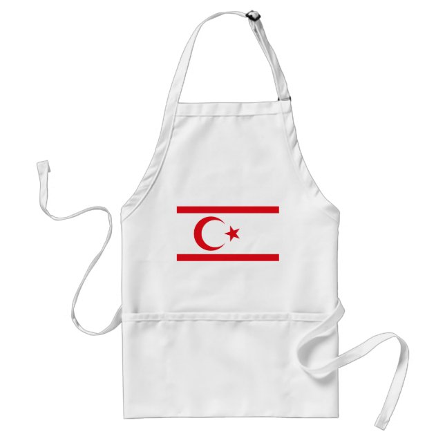 Northern Cyprus Flag Standard Apron (Front)