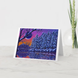 Northern Dusk Greeting Card