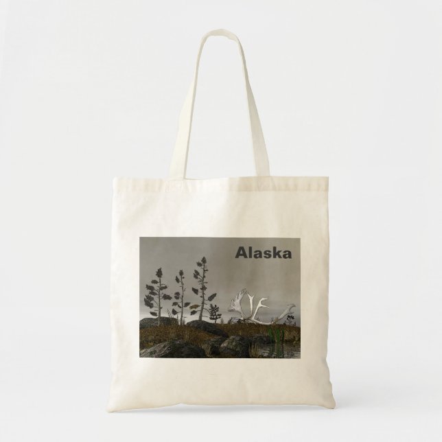 Northern Edge Antlers Tote Bag (Front)