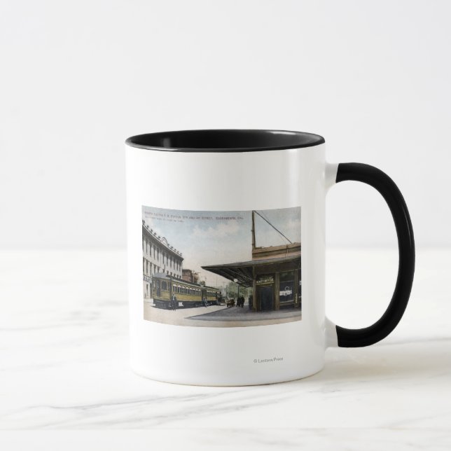 Northern Electric Railroad Station Mug (Right)