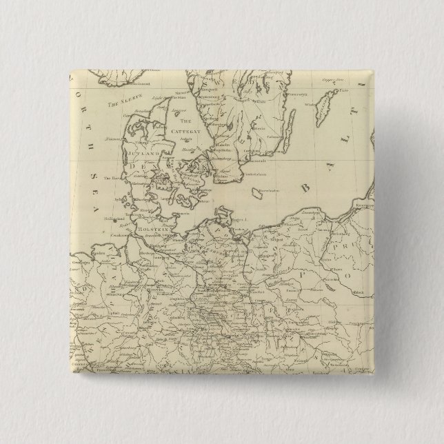 Northern Europe 15 Cm Square Badge (Front)