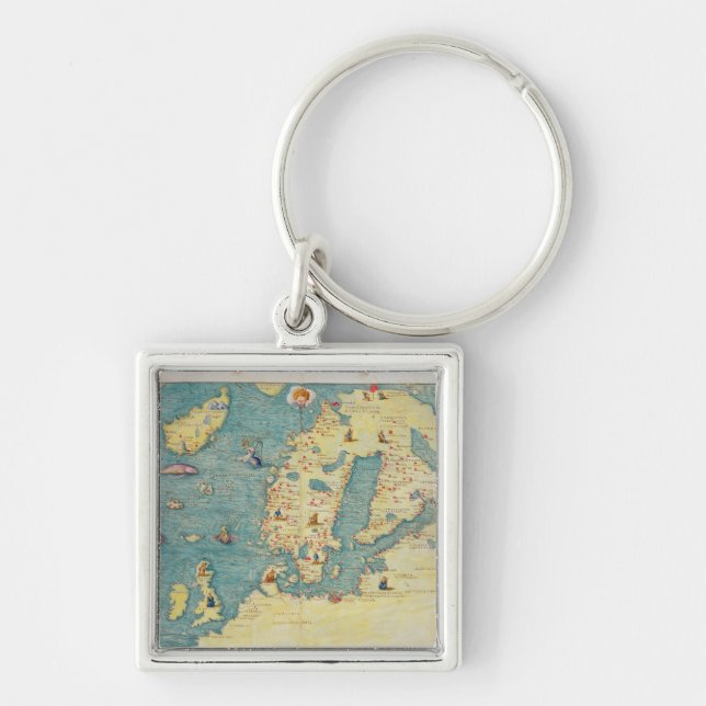 Northern Europe Key Ring (Front)