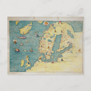 Northern Europe Postcard