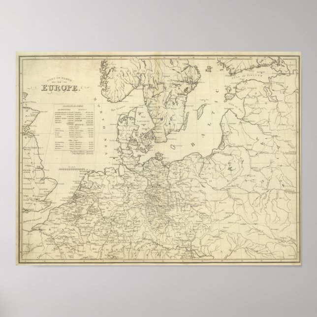 Northern Europe Poster (Front)