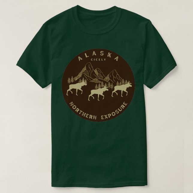 Northern Exposure Cicely Alaska TShirt (Design Front)