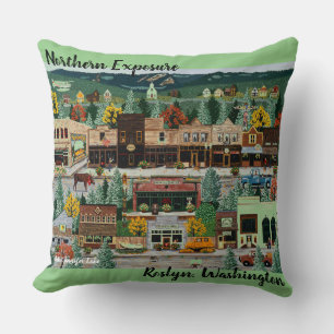 "Northern Exposure" ~ Roslyn, Washington Cushion