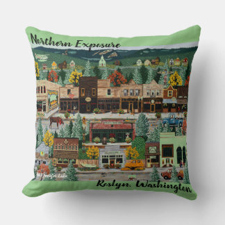 "Northern Exposure" ~ Roslyn, Washington Cushion