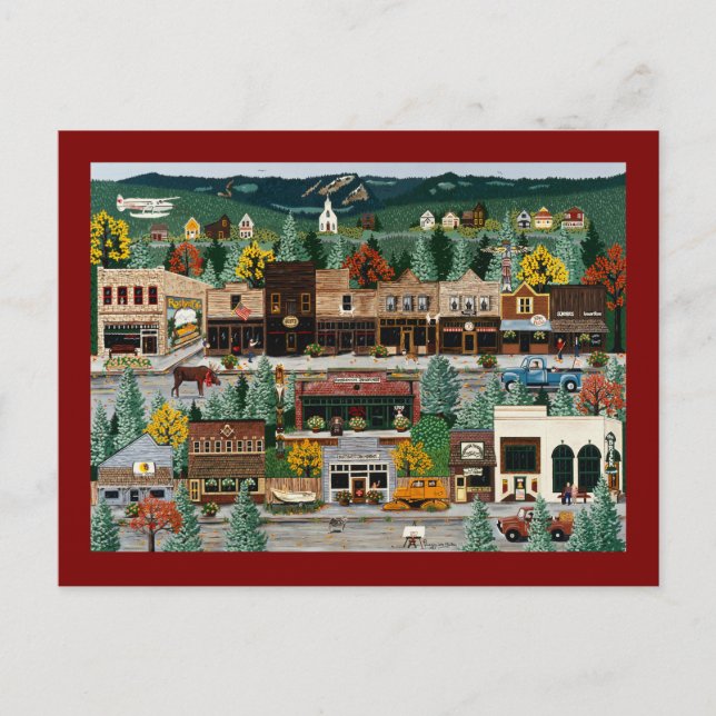 "Northern Exposure" ~ Roslyn, Washington Postcard (Front)