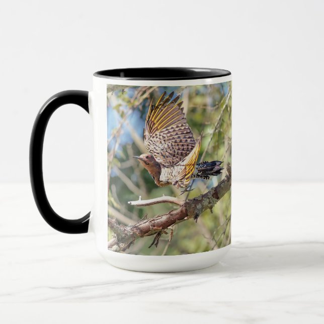 Northern Flicker Birdwatching Mug (Left)