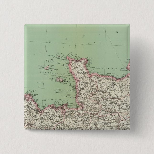 Northern France 15 Cm Square Badge (Front)