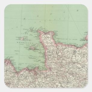 Northern France Square Sticker