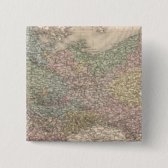 Northern Germany 15 Cm Square Badge (Front)