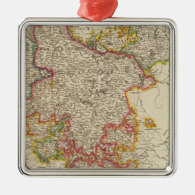 Northern Germany Metal Ornament (Front)