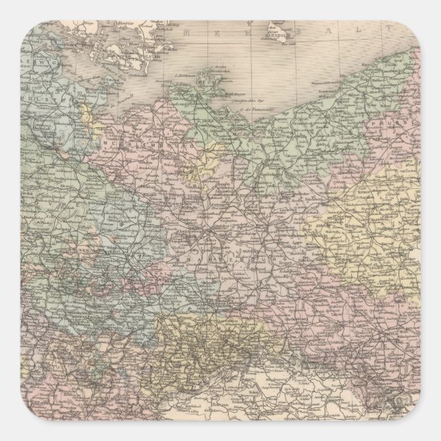 Northern Germany Square Sticker (Front)