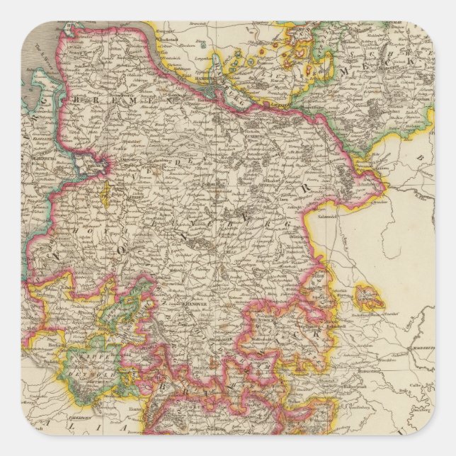 Northern Germany Square Sticker (Front)