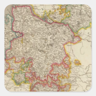 Northern Germany Square Sticker