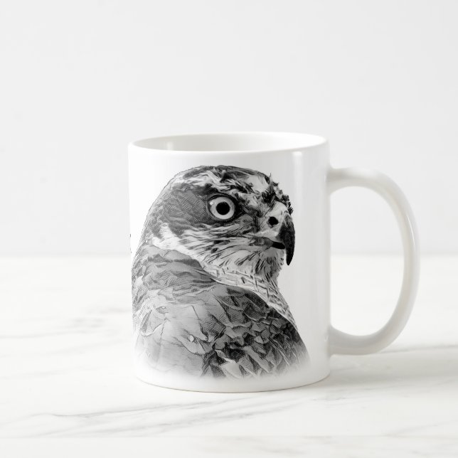 Northern Goshawk Coffee Mug (Right)