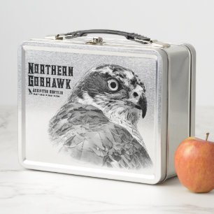Northern Goshawk Metal Lunch Box