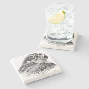 Northern Goshawk Stone Coaster