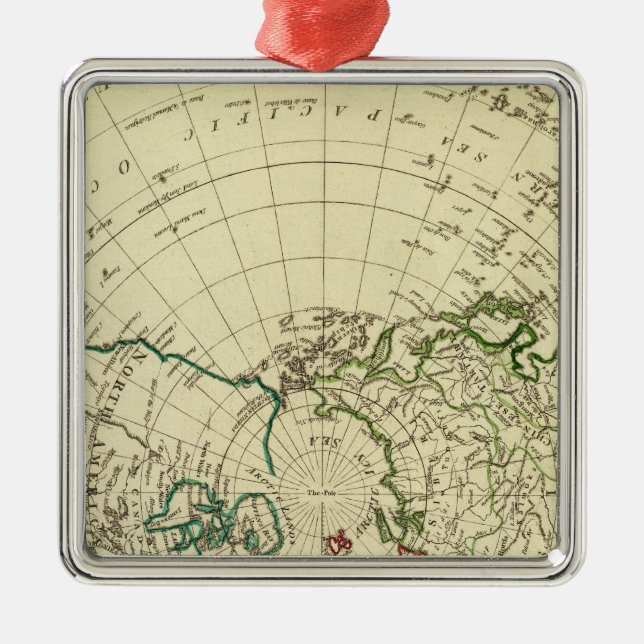 Northern Hemisphere 2 Metal Tree Decoration (Front)