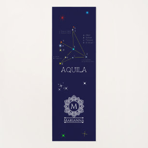 Northern Hemisphere Constellation Aquila Yoga Mat